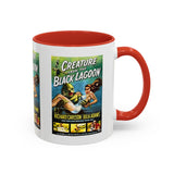 Cult Classic Movie Poster Art Accent Coffee Mug (11, 15oz) - Creature From The Black Lagoon 1954 - POPvault