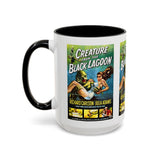 Cult Classic Movie Poster Art Accent Coffee Mug (11, 15oz) - Creature From The Black Lagoon 1954 - POPvault