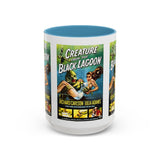 Cult Classic Movie Poster Art Accent Coffee Mug (11, 15oz) - Creature From The Black Lagoon 1954 - POPvault