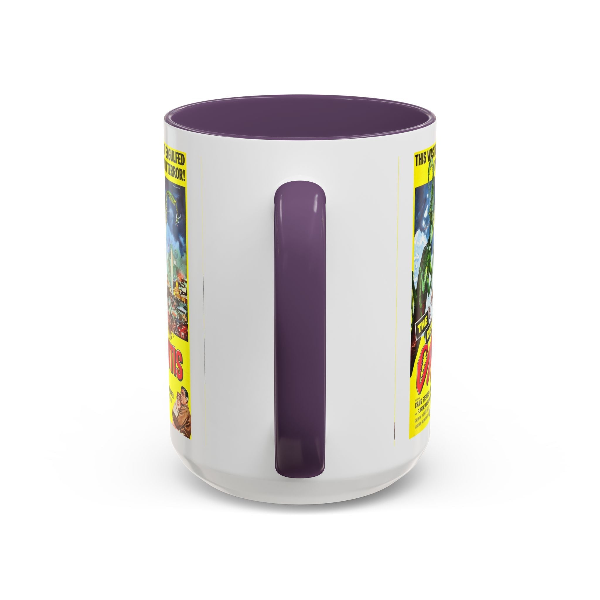 Cult Classic Movie Poster Art Accent Coffee Mug (11, 15oz) - Deadly Mantis 1957 - POPvault