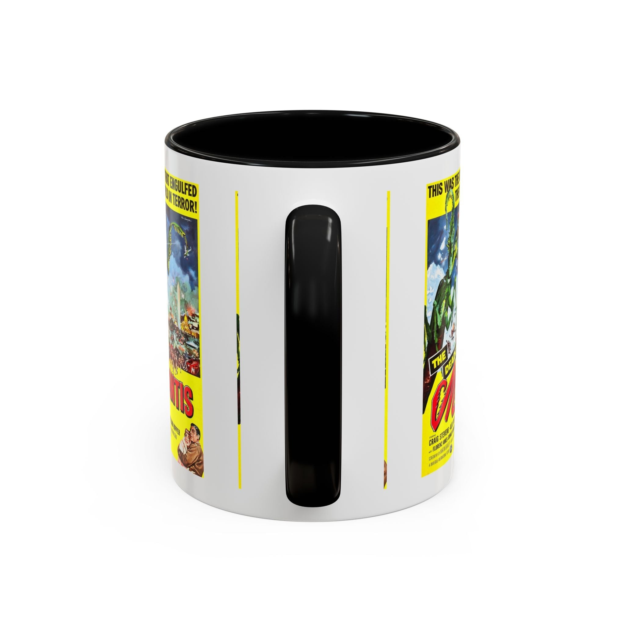 Cult Classic Movie Poster Art Accent Coffee Mug (11, 15oz) - Deadly Mantis 1957 - POPvault