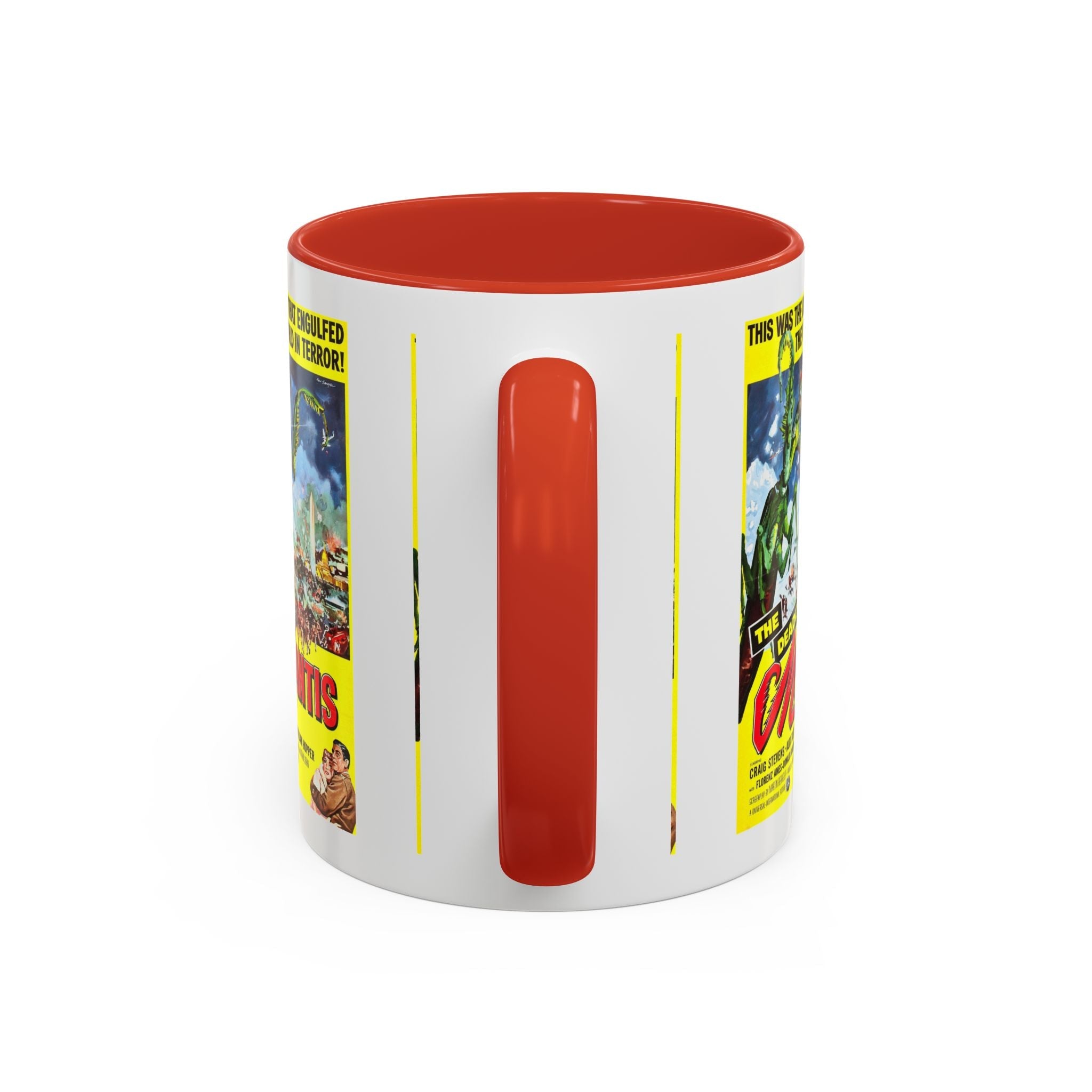 Cult Classic Movie Poster Art Accent Coffee Mug (11, 15oz) - Deadly Mantis 1957 - POPvault