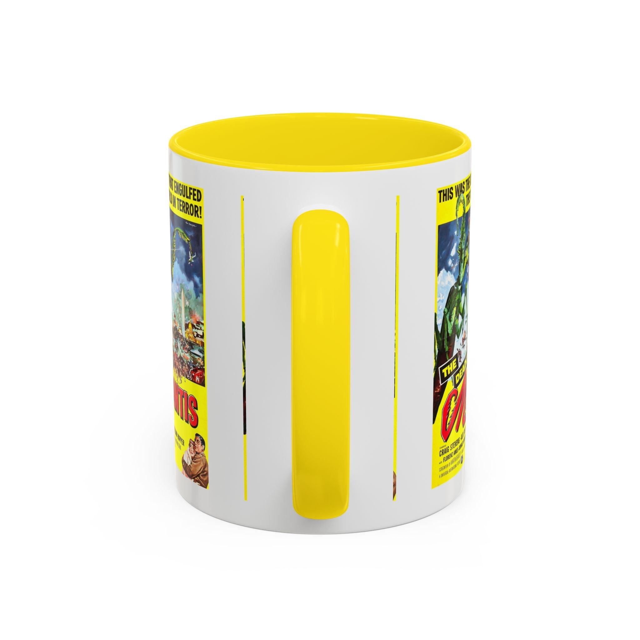 Cult Classic Movie Poster Art Accent Coffee Mug (11, 15oz) - Deadly Mantis 1957 - POPvault