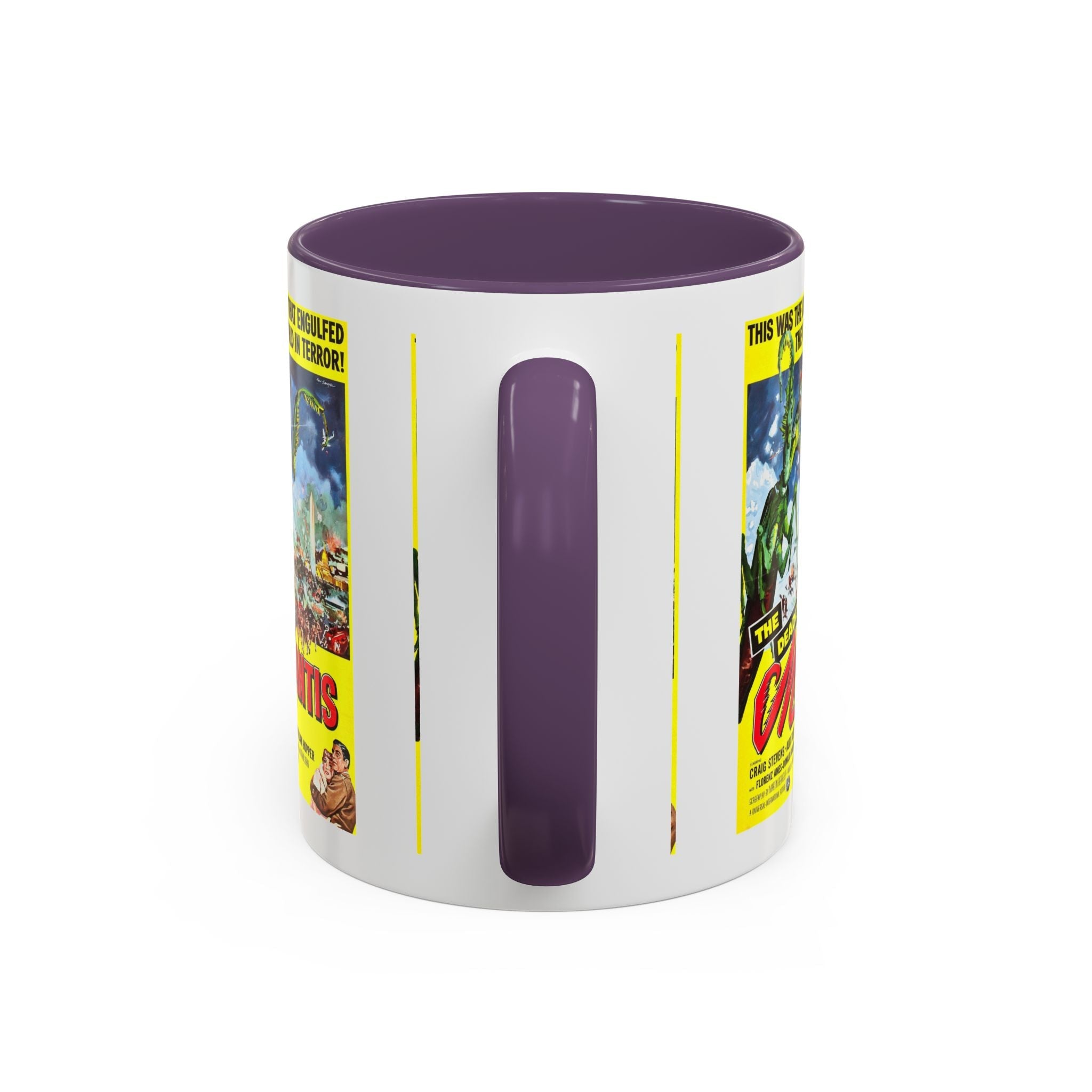 Cult Classic Movie Poster Art Accent Coffee Mug (11, 15oz) - Deadly Mantis 1957 - POPvault