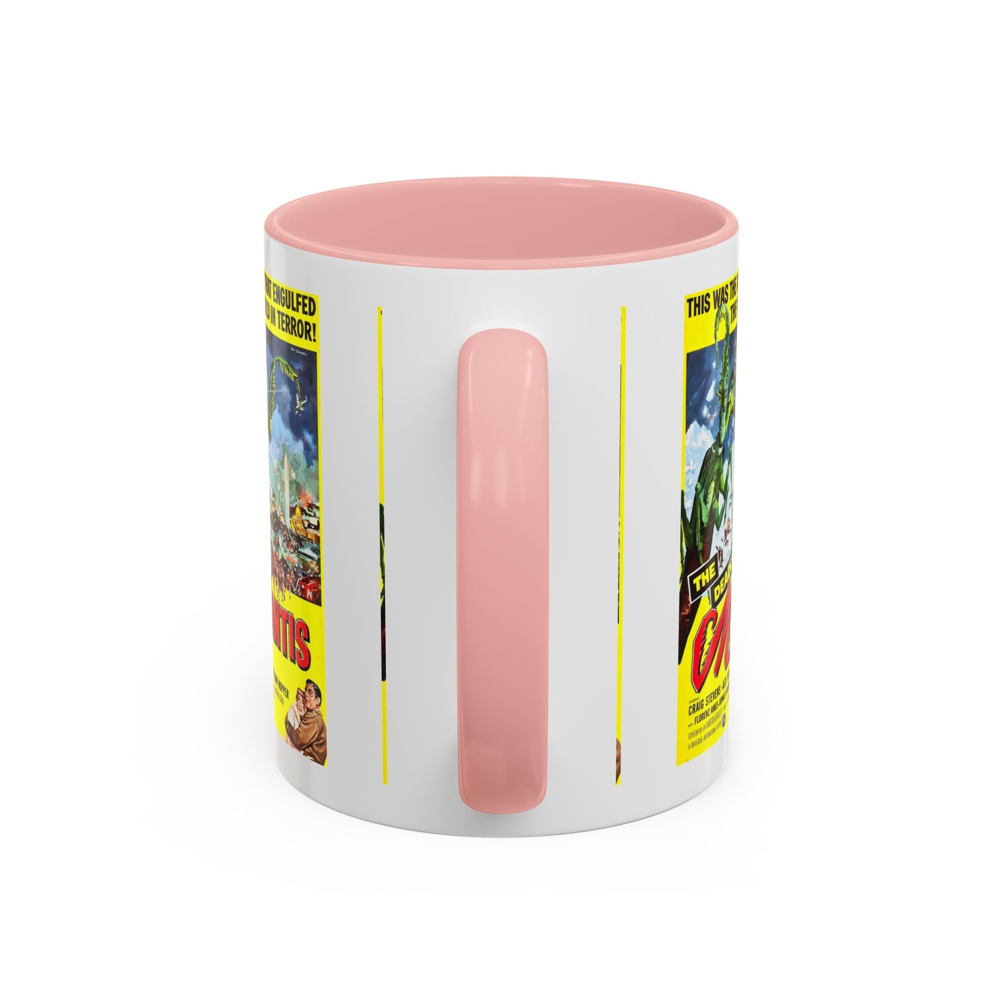 Cult Classic Movie Poster Art Accent Coffee Mug (11, 15oz) - Deadly Mantis 1957 - POPvault
