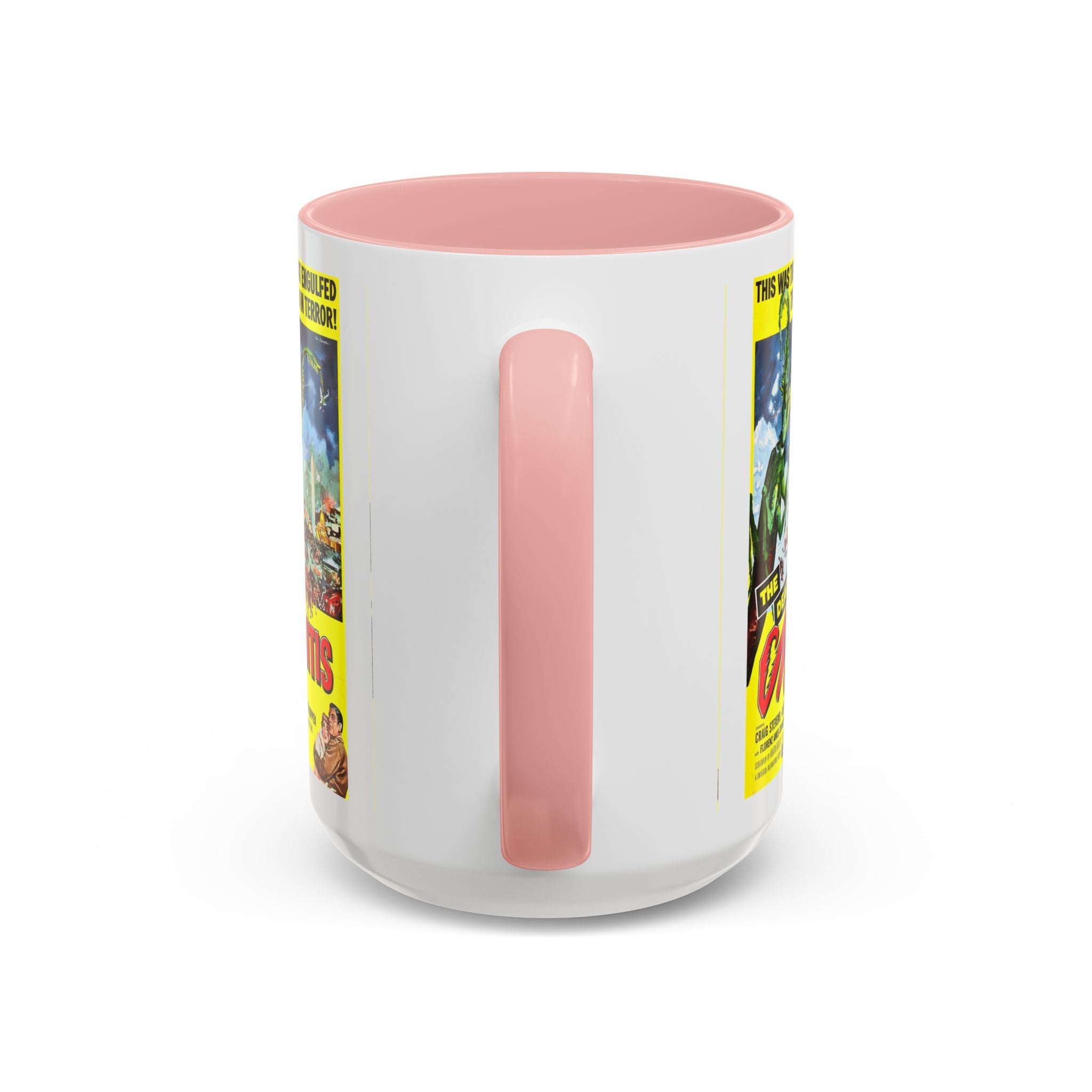 Cult Classic Movie Poster Art Accent Coffee Mug (11, 15oz) - Deadly Mantis 1957 - POPvault