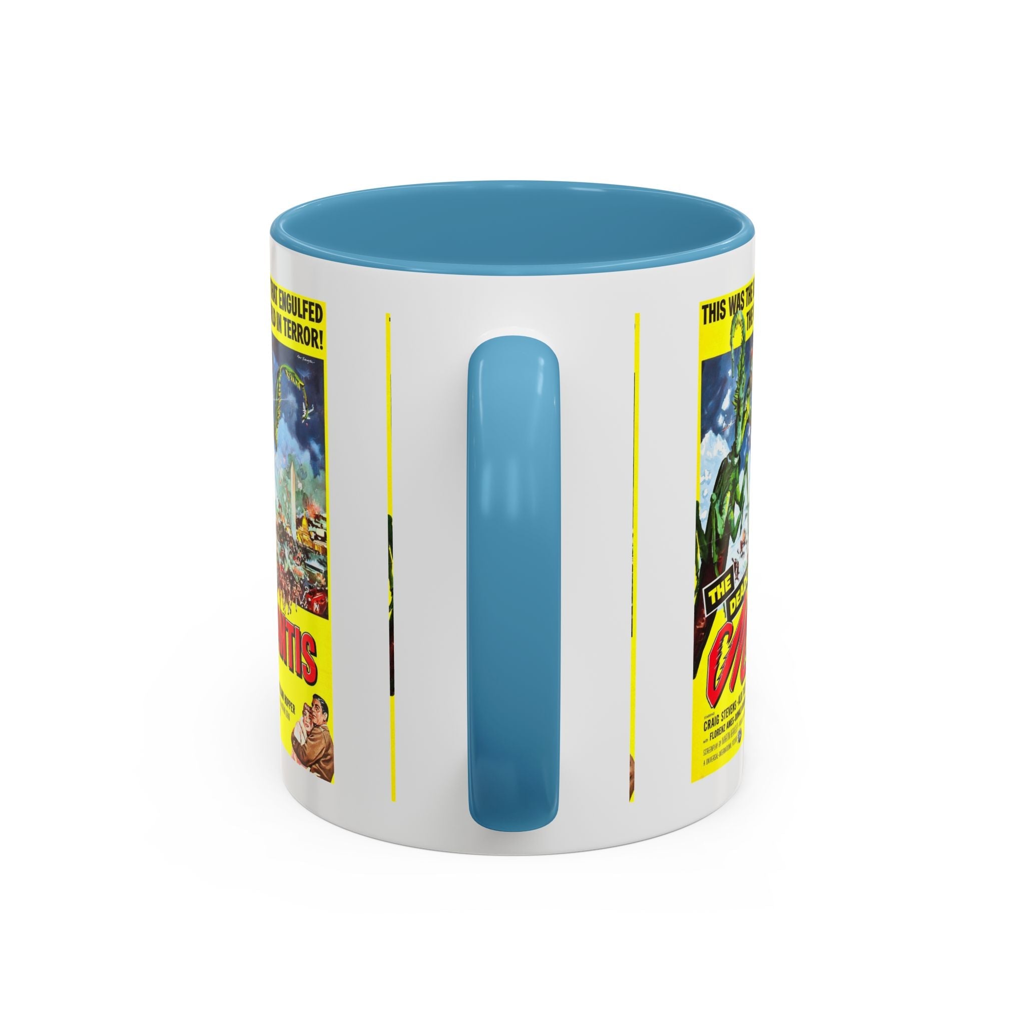 Cult Classic Movie Poster Art Accent Coffee Mug (11, 15oz) - Deadly Mantis 1957 - POPvault