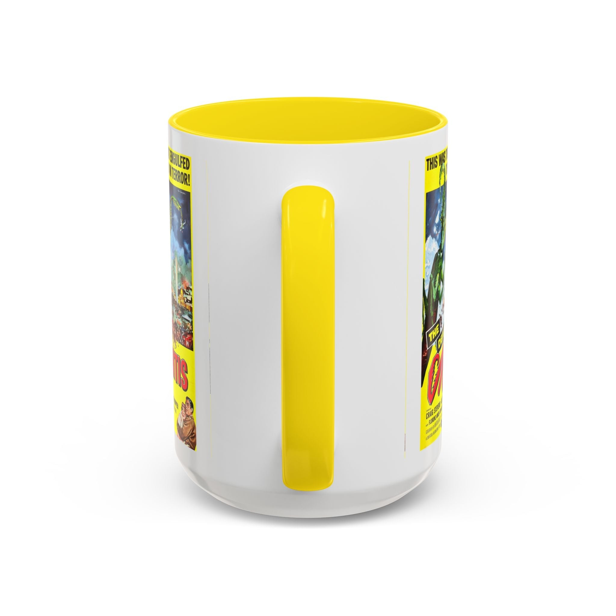 Cult Classic Movie Poster Art Accent Coffee Mug (11, 15oz) - Deadly Mantis 1957 - POPvault
