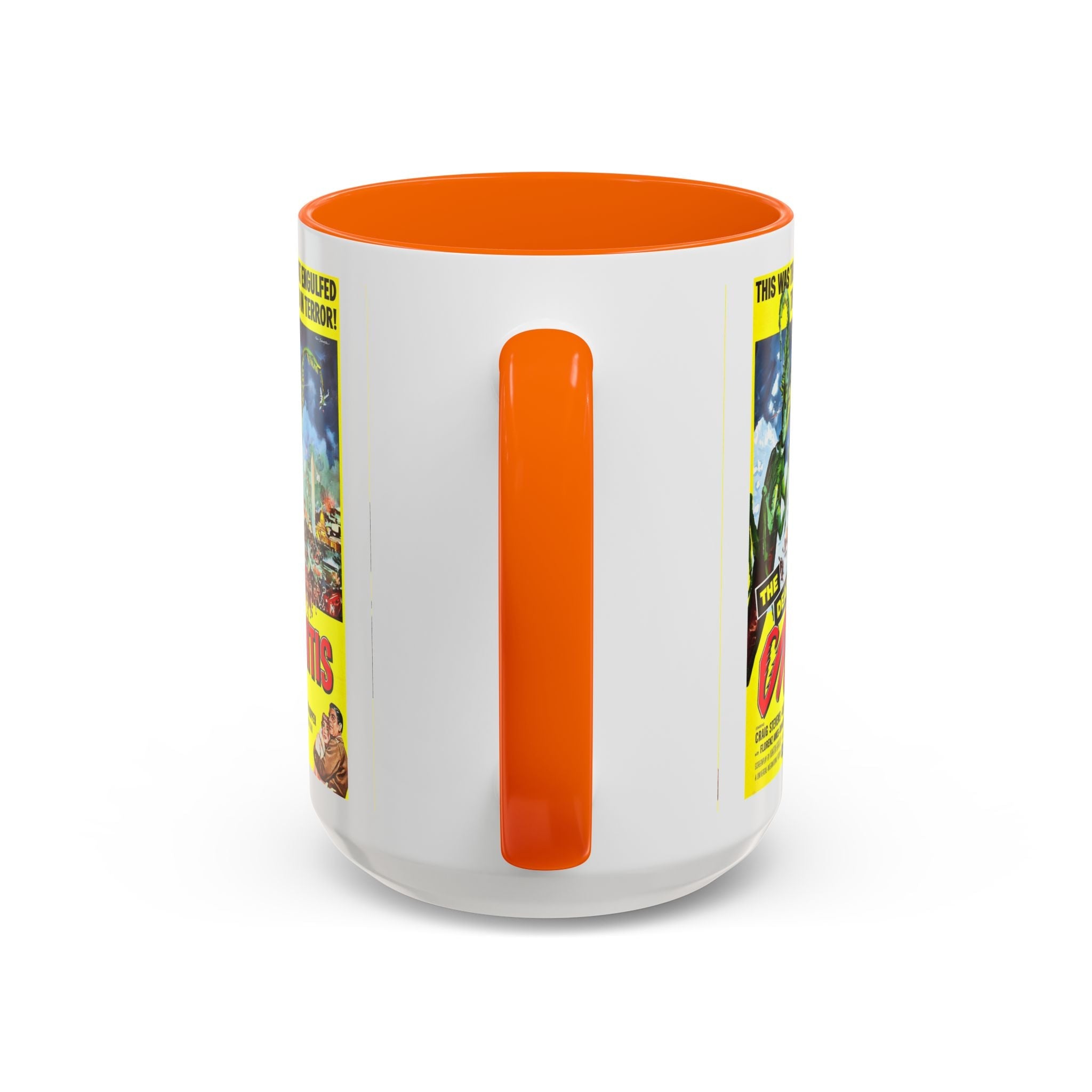 Cult Classic Movie Poster Art Accent Coffee Mug (11, 15oz) - Deadly Mantis 1957 - POPvault