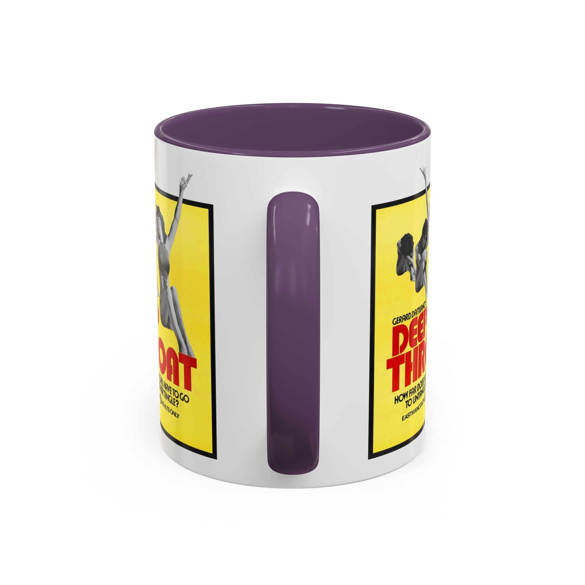 Cult Classic Movie Poster Art Accent Coffee Mug (11, 15oz) - Deep Throat 1972 - POPvault