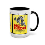 Cult Classic Movie Poster Art Accent Coffee Mug (11, 15oz) - Deep Throat 1972 - POPvault