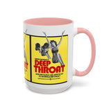 Cult Classic Movie Poster Art Accent Coffee Mug (11, 15oz) - Deep Throat 1972 - POPvault
