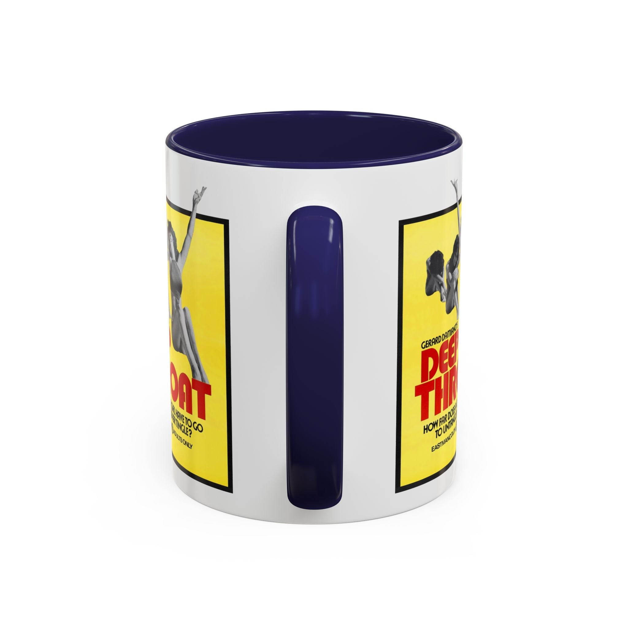 Cult Classic Movie Poster Art Accent Coffee Mug (11, 15oz) - Deep Throat 1972 - POPvault