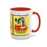 Cult Classic Movie Poster Art Accent Coffee Mug (11, 15oz) - Deep Throat 1972 - POPvault