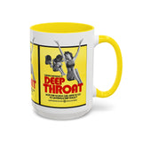 Cult Classic Movie Poster Art Accent Coffee Mug (11, 15oz) - Deep Throat 1972 - POPvault