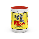 Cult Classic Movie Poster Art Accent Coffee Mug (11, 15oz) - Deep Throat 1972 - POPvault