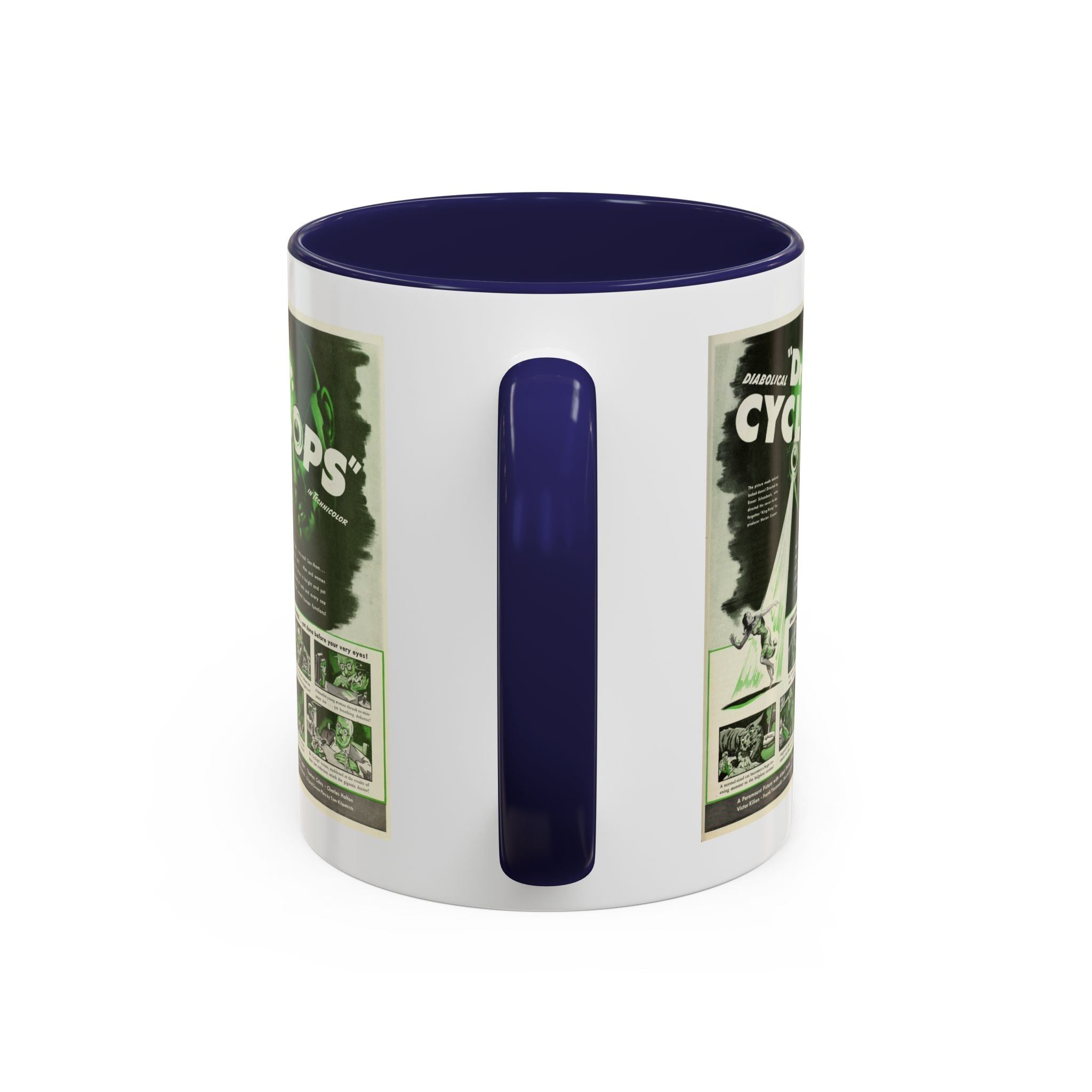 Cult Classic Movie Poster Art Accent Coffee Mug (11, 15oz) - Diabolical Dr. Cyclops 1940 - POPvault