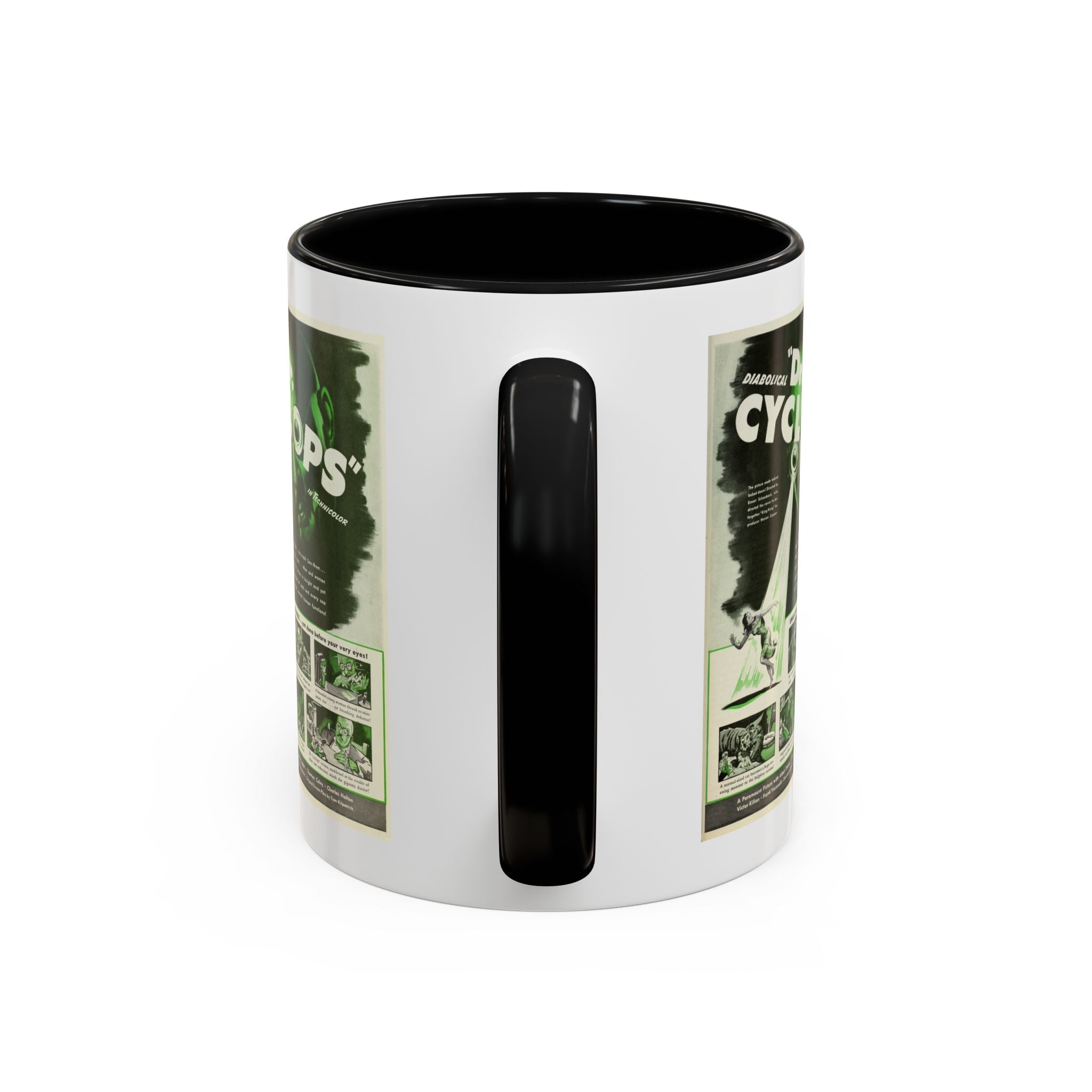 Cult Classic Movie Poster Art Accent Coffee Mug (11, 15oz) - Diabolical Dr. Cyclops 1940 - POPvault