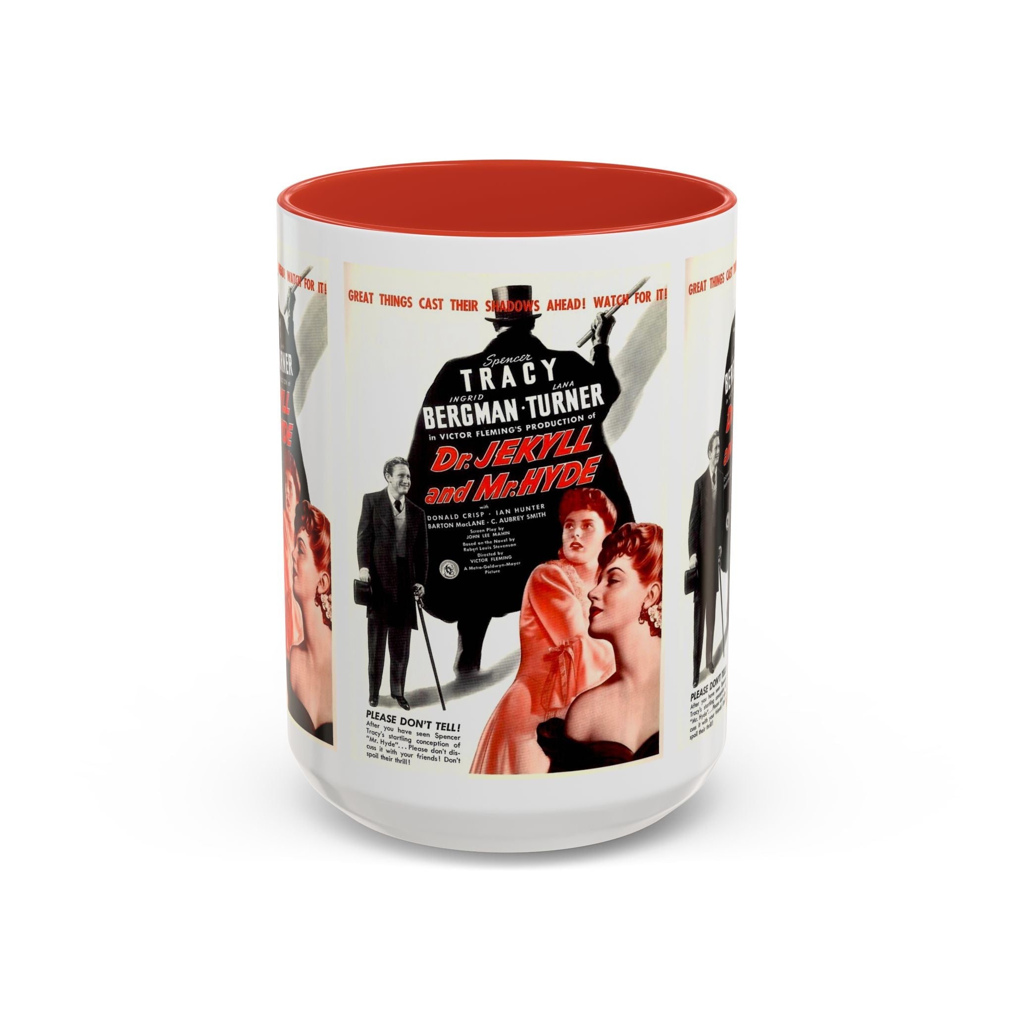 Cult Classic Movie Poster Art Accent Coffee Mug (11, 15oz) - Dr. Jekyll And Mr. Hyde 1941 - POPvault