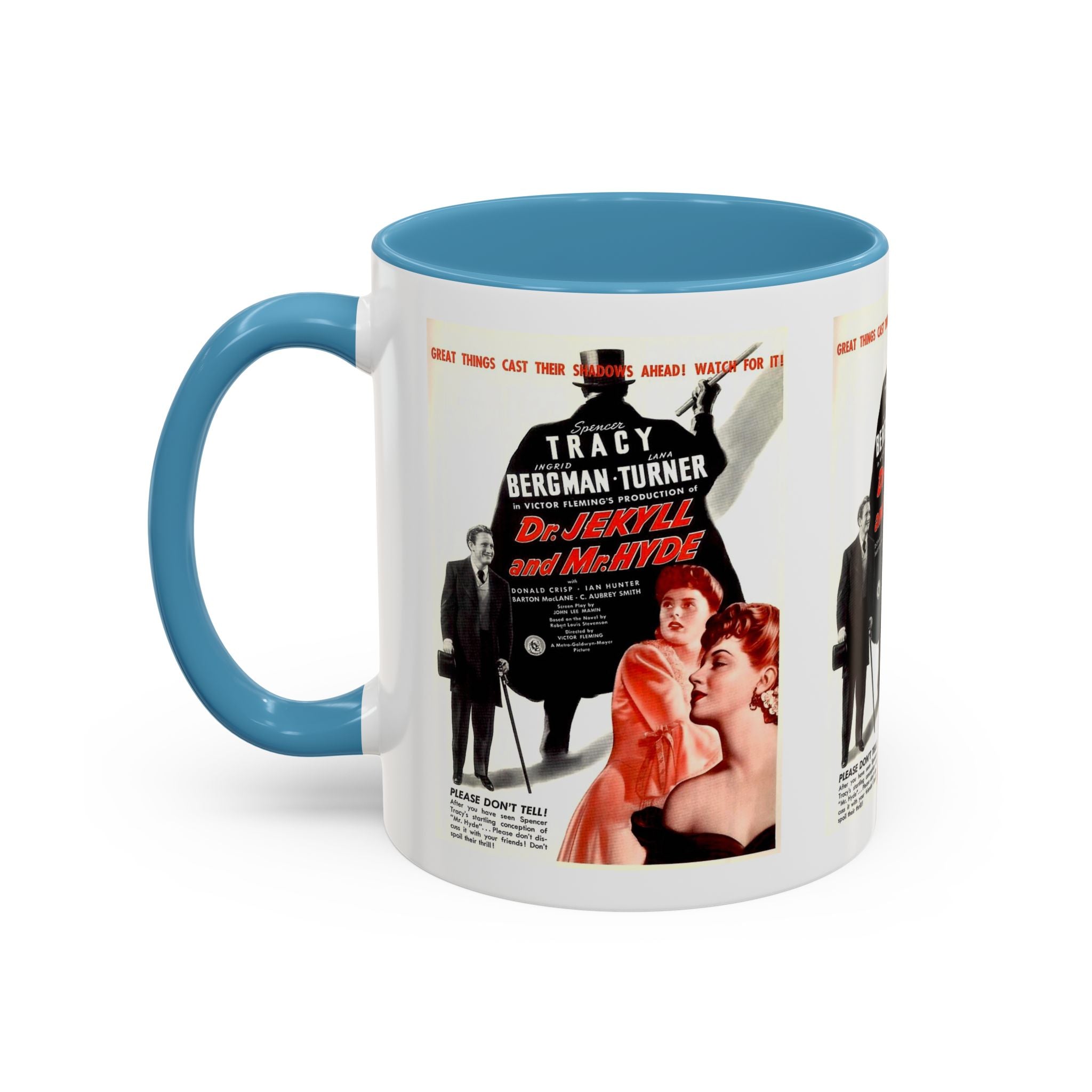 Cult Classic Movie Poster Art Accent Coffee Mug (11, 15oz) - Dr. Jekyll And Mr. Hyde 1941 - POPvault