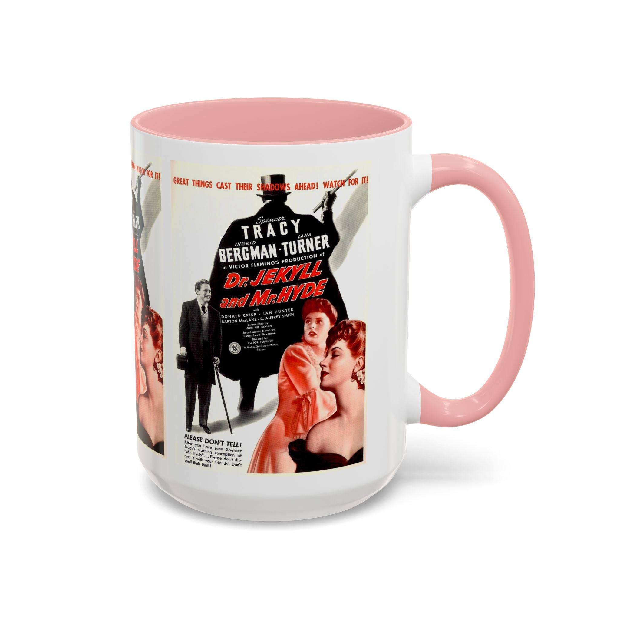 Cult Classic Movie Poster Art Accent Coffee Mug (11, 15oz) - Dr. Jekyll And Mr. Hyde 1941 - POPvault