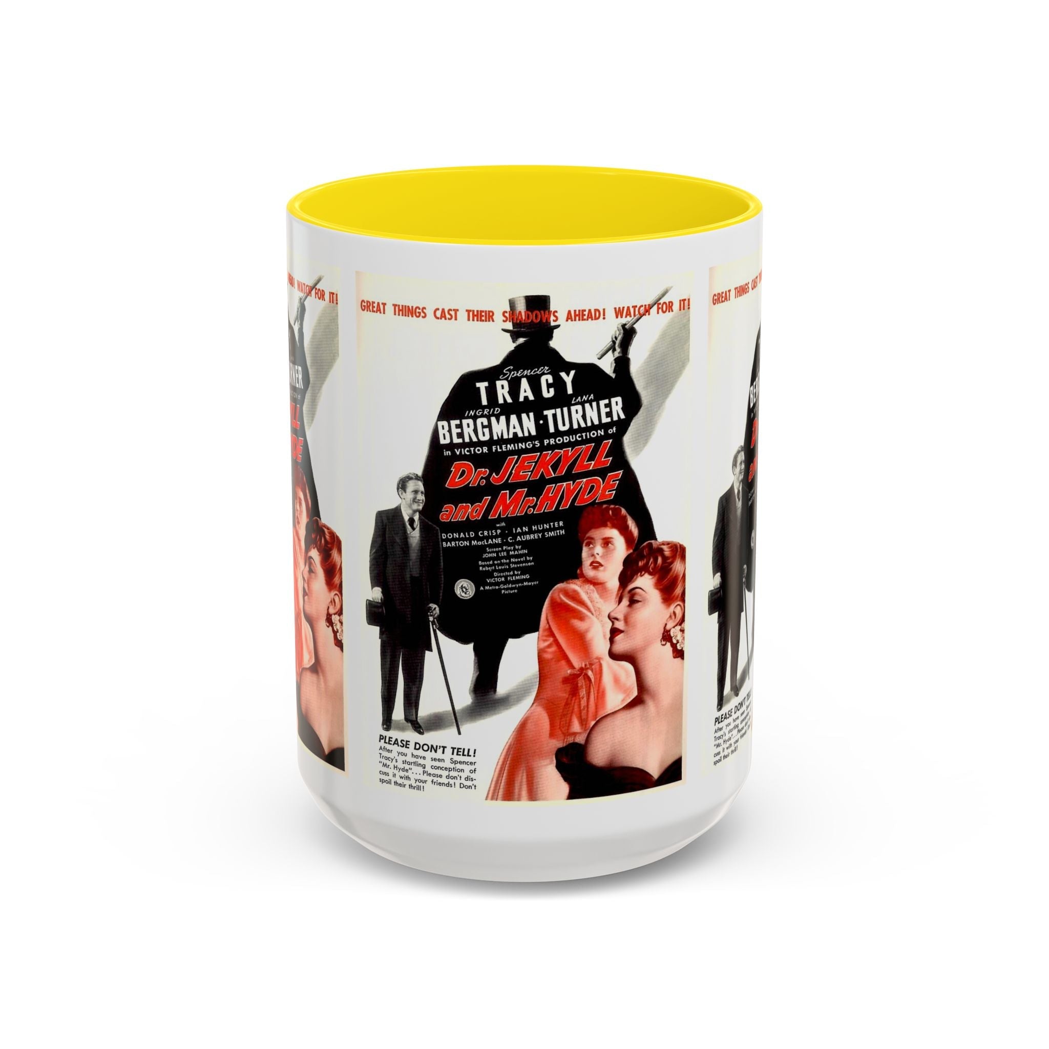 Cult Classic Movie Poster Art Accent Coffee Mug (11, 15oz) - Dr. Jekyll And Mr. Hyde 1941 - POPvault