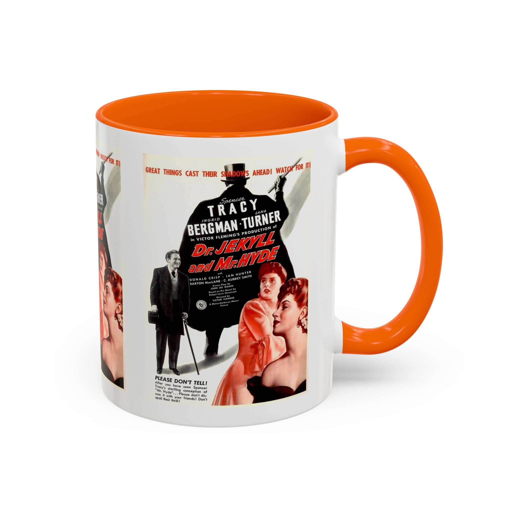 Cult Classic Movie Poster Art Accent Coffee Mug (11, 15oz) - Dr. Jekyll And Mr. Hyde 1941 - POPvault