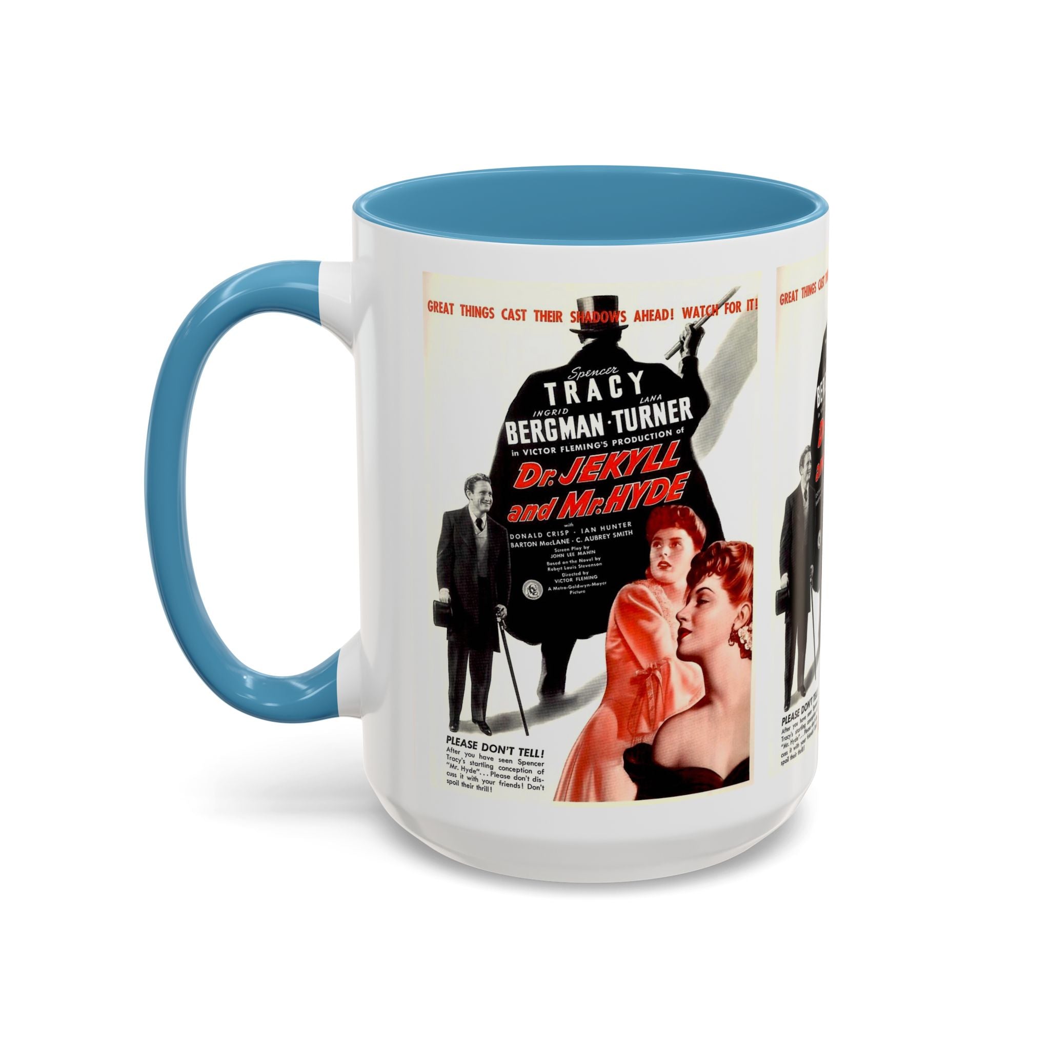 Cult Classic Movie Poster Art Accent Coffee Mug (11, 15oz) - Dr. Jekyll And Mr. Hyde 1941 - POPvault