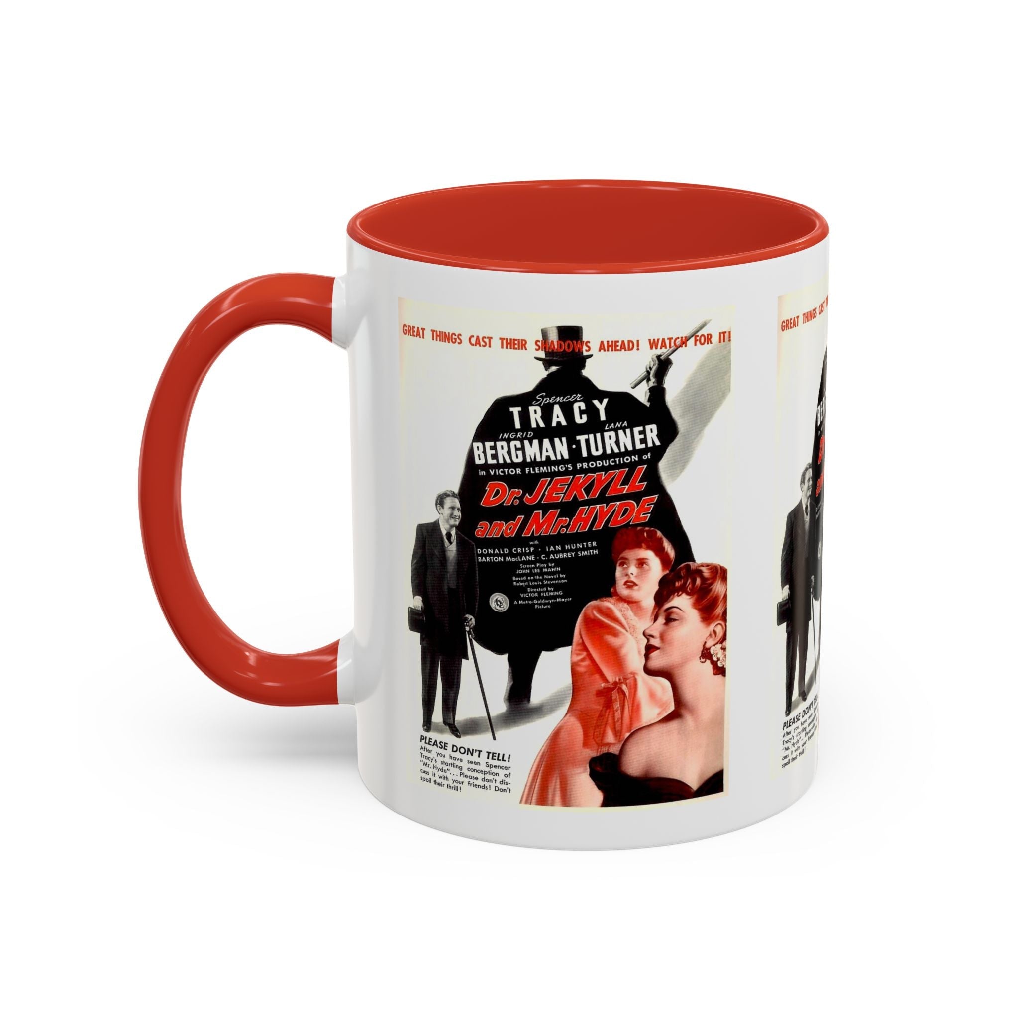 Cult Classic Movie Poster Art Accent Coffee Mug (11, 15oz) - Dr. Jekyll And Mr. Hyde 1941 - POPvault