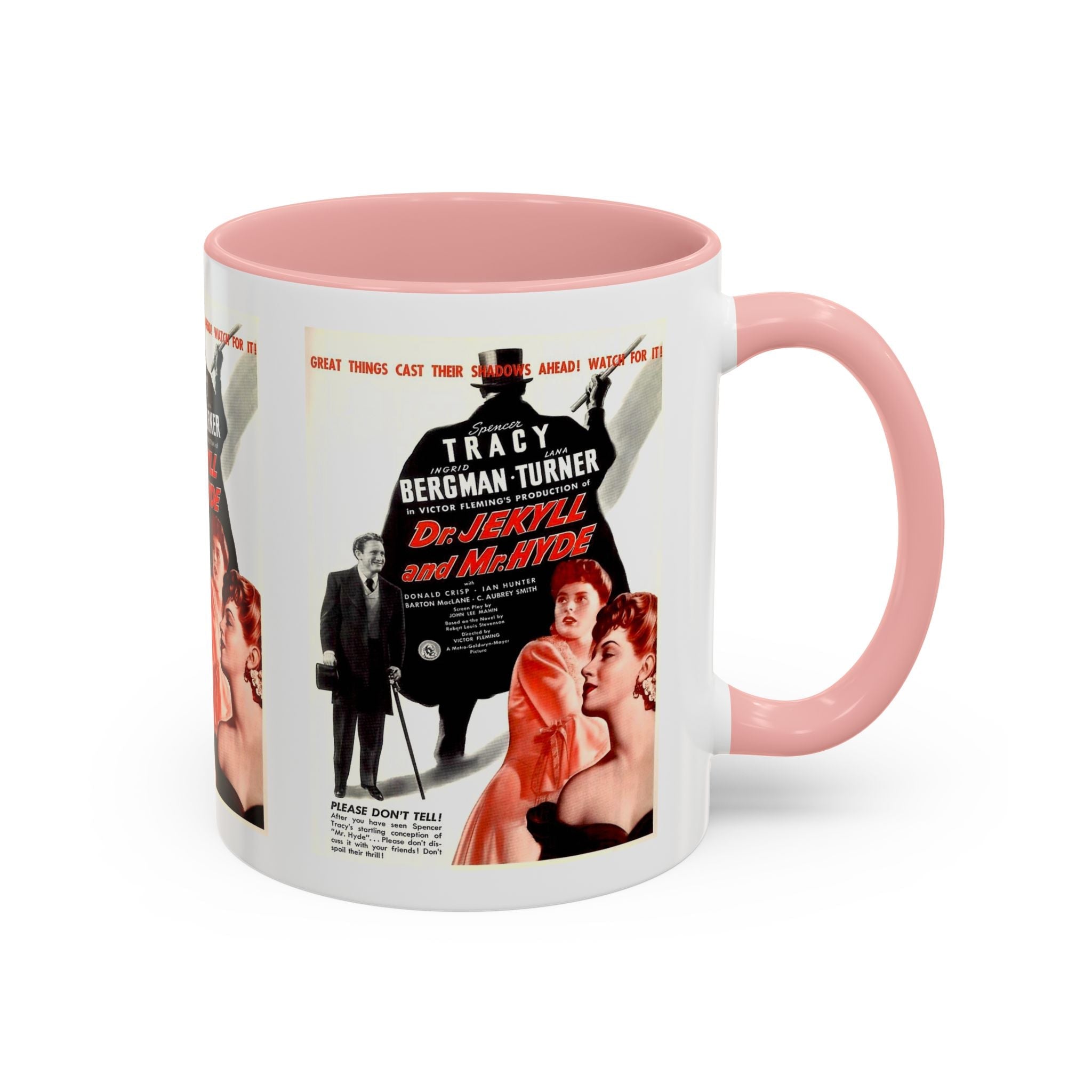 Cult Classic Movie Poster Art Accent Coffee Mug (11, 15oz) - Dr. Jekyll And Mr. Hyde 1941 - POPvault