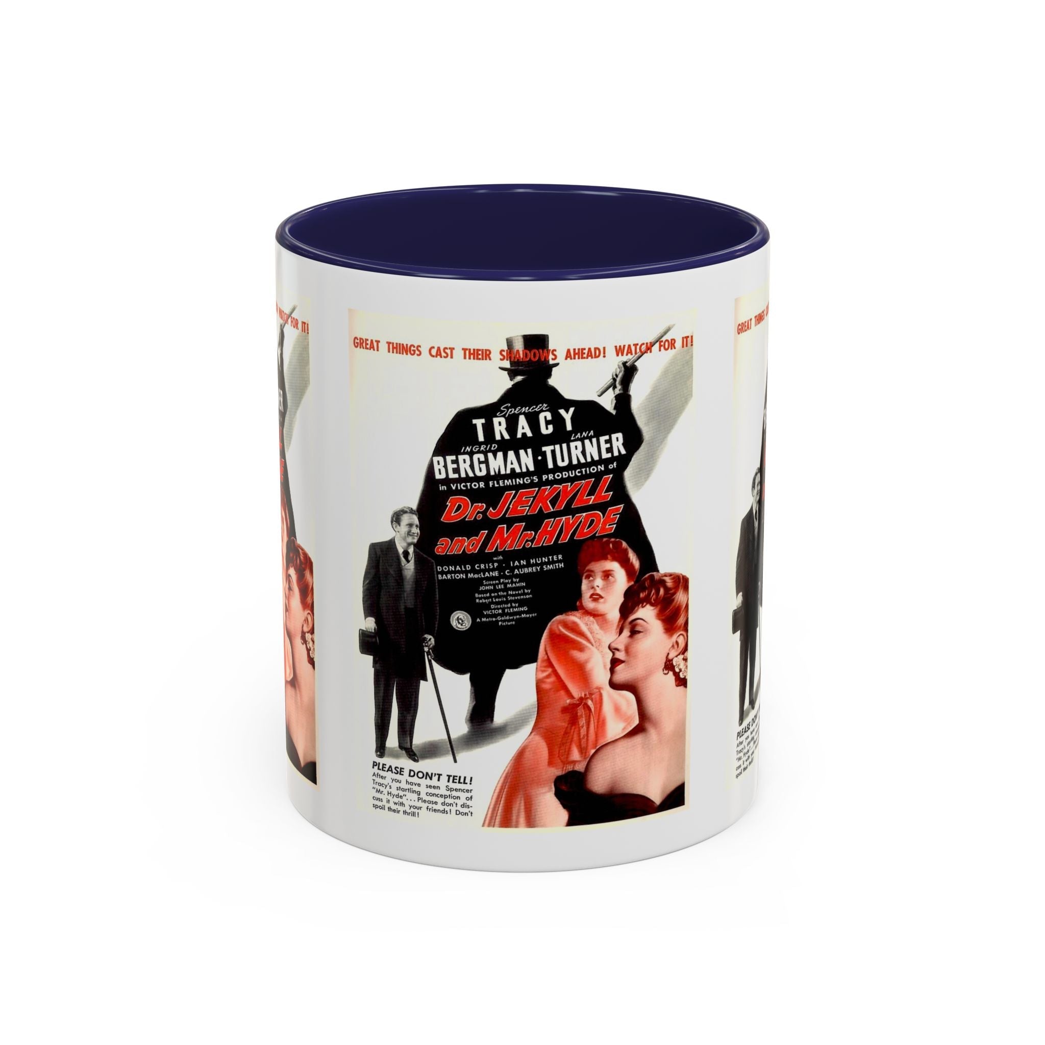 Cult Classic Movie Poster Art Accent Coffee Mug (11, 15oz) - Dr. Jekyll And Mr. Hyde 1941 - POPvault