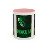Cult Classic Movie Poster Art Accent Coffee Mug (11, 15oz) - Dracula Re - Issue 1938 - POPvault