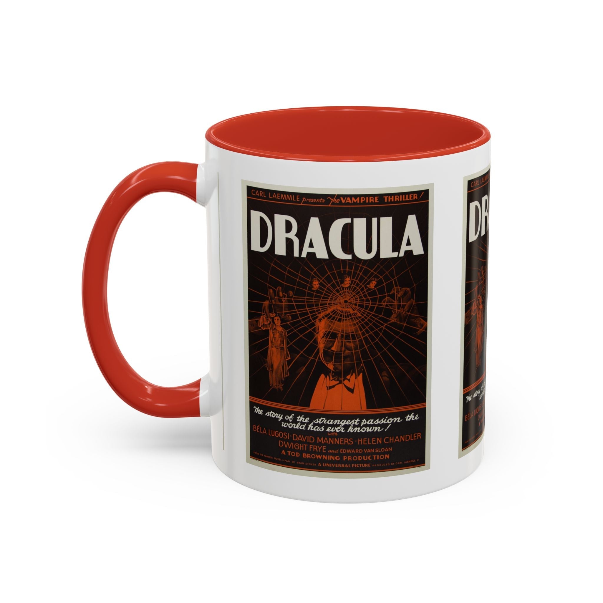 Cult Classic Movie Poster Art Accent Coffee Mug (11, 15oz) - Dracula Style B 1931 - POPvault