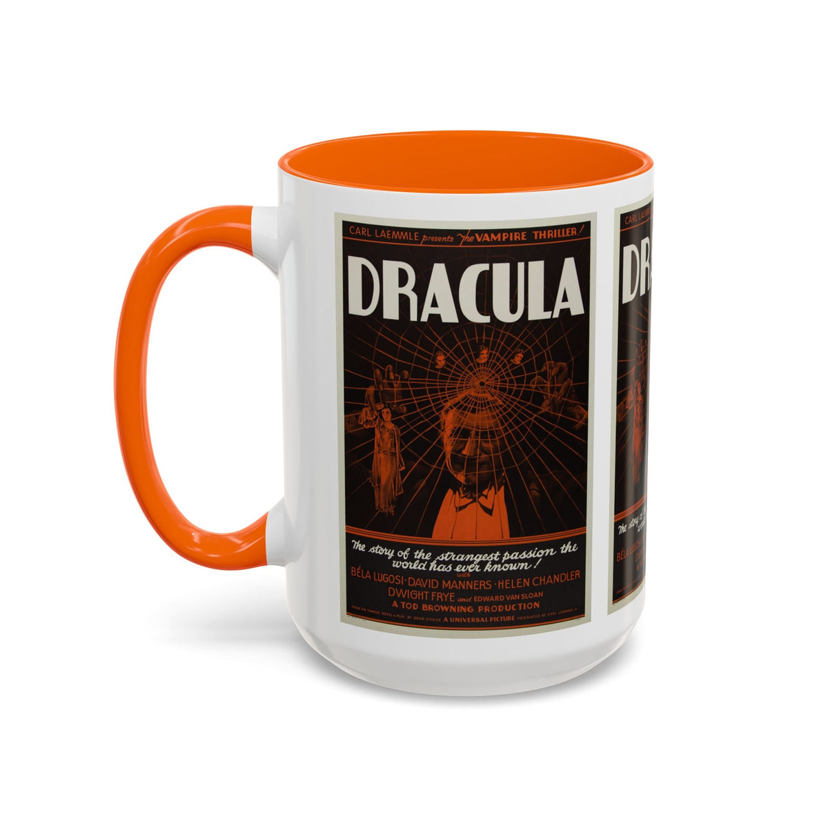 Cult Classic Movie Poster Art Accent Coffee Mug (11, 15oz) - Dracula Style B 1931 - Mug