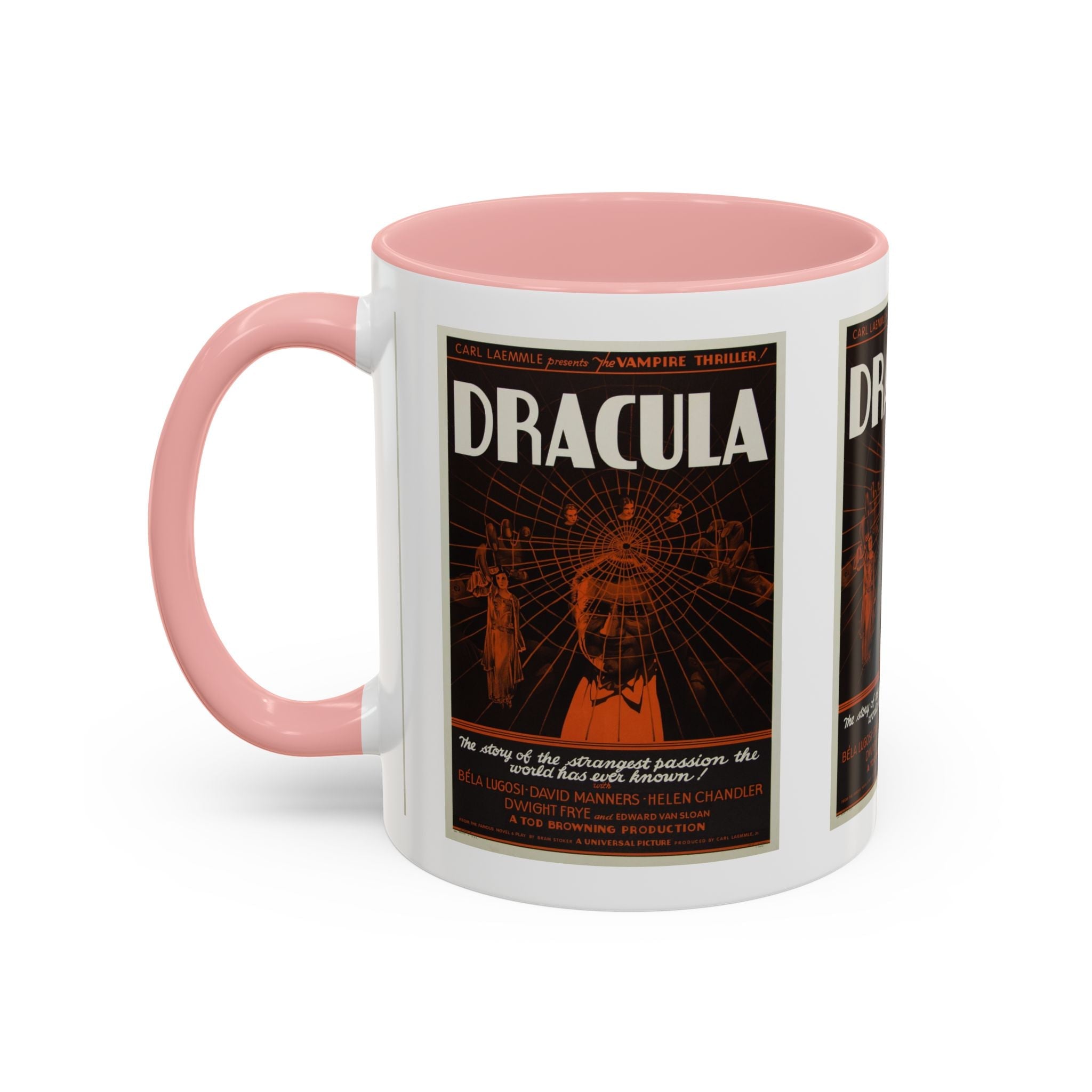 Cult Classic Movie Poster Art Accent Coffee Mug (11, 15oz) - Dracula Style B 1931 - POPvault