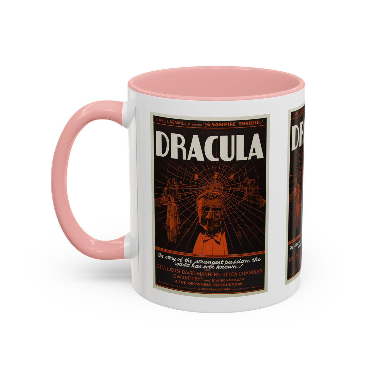 Cult Classic Movie Poster Art Accent Coffee Mug (11, 15oz) - Dracula Style B 1931 - Mug