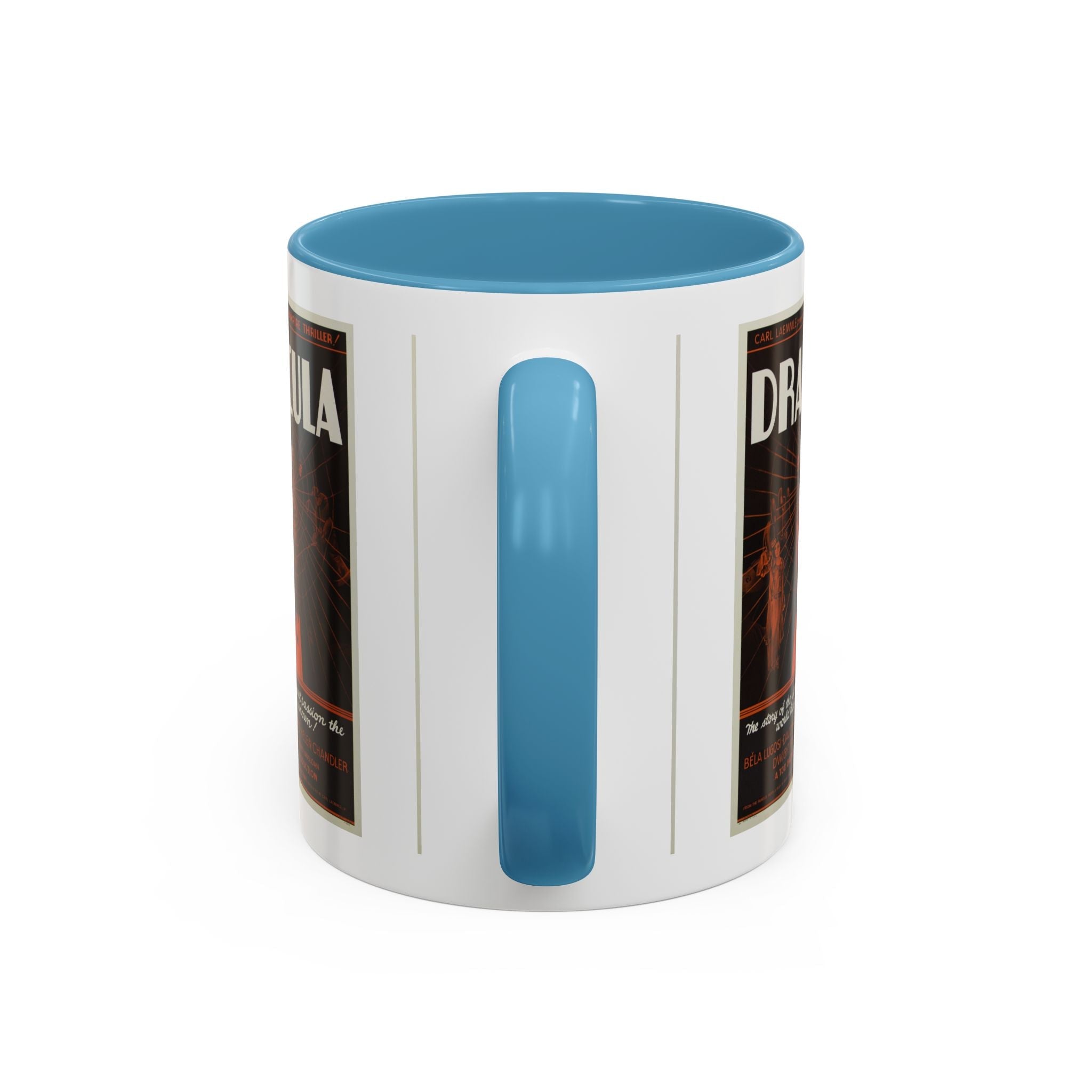 Cult Classic Movie Poster Art Accent Coffee Mug (11, 15oz) - Dracula Style B 1931 - POPvault