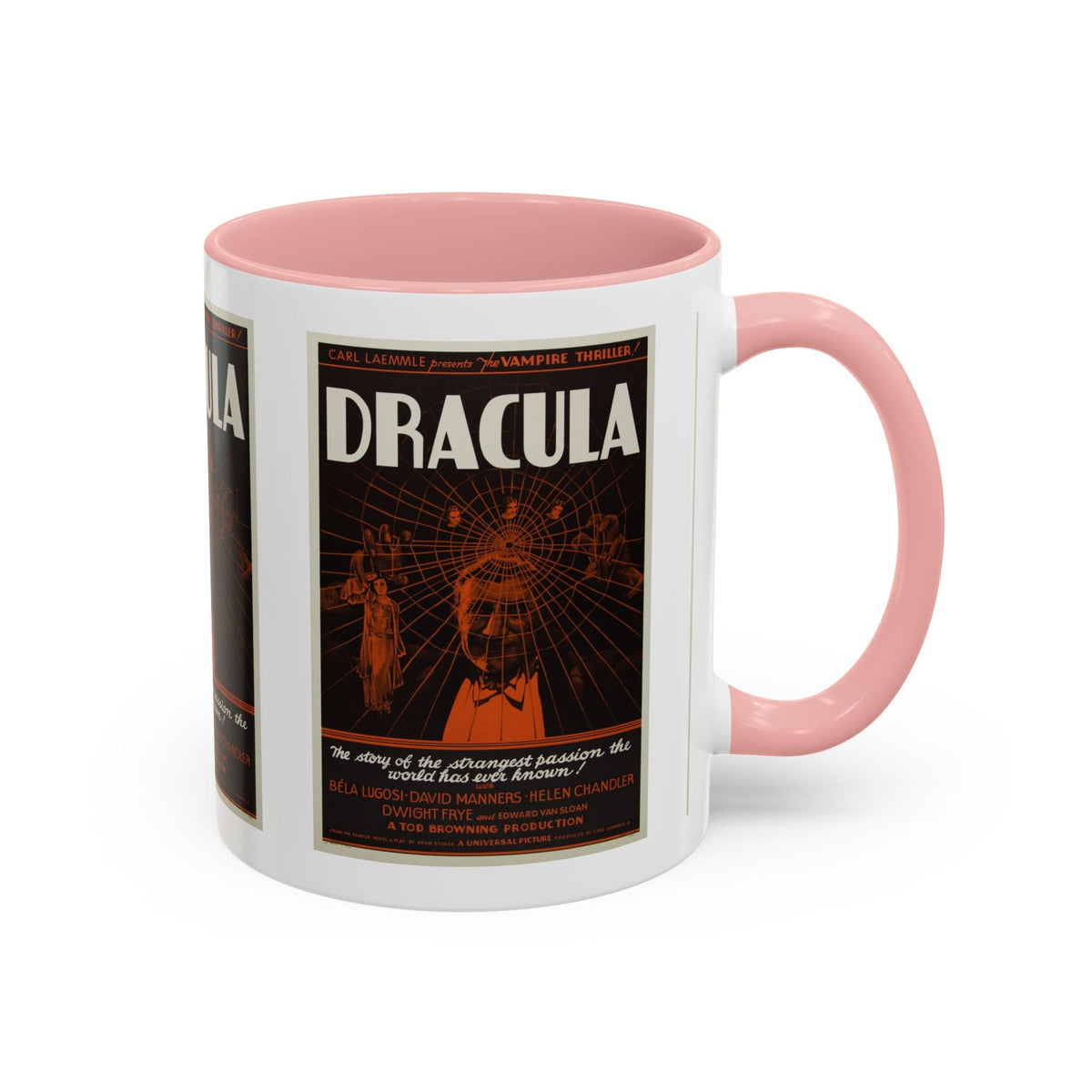Cult Classic Movie Poster Art Accent Coffee Mug (11, 15oz) - Dracula Style B 1931 - Mug