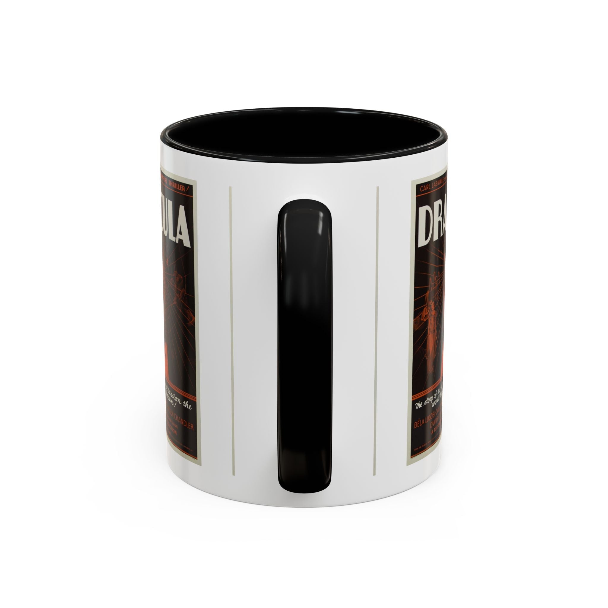 Cult Classic Movie Poster Art Accent Coffee Mug (11, 15oz) - Dracula Style B 1931 - POPvault