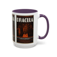 Cult Classic Movie Poster Art Accent Coffee Mug (11, 15oz) - Dracula Style B 1931 - Mug