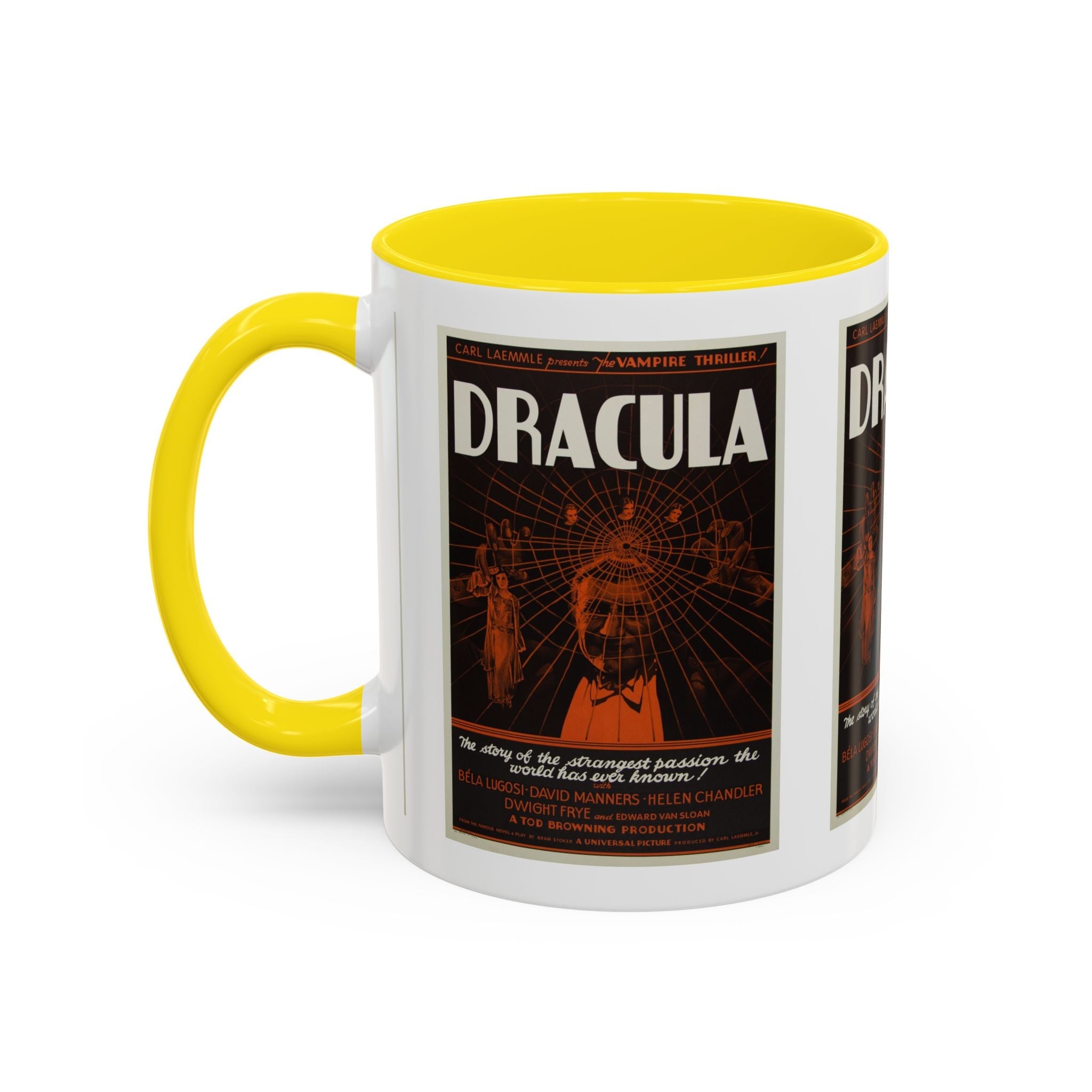 Cult Classic Movie Poster Art Accent Coffee Mug (11, 15oz) - Dracula Style B 1931 - POPvault