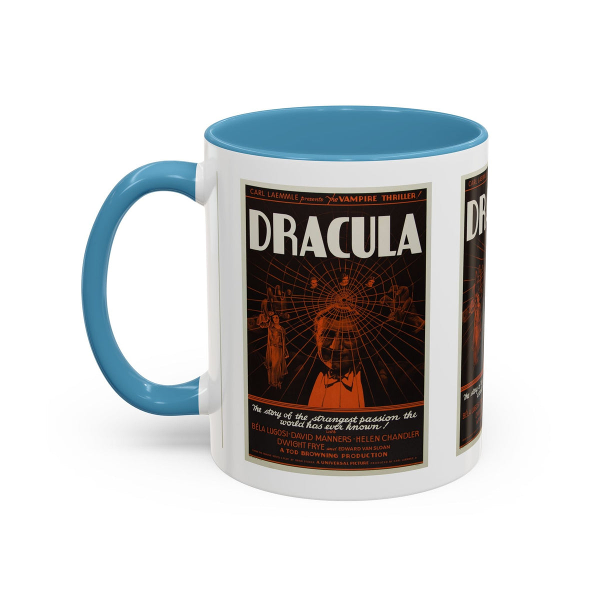 Cult Classic Movie Poster Art Accent Coffee Mug (11, 15oz) - Dracula Style B 1931 - Mug