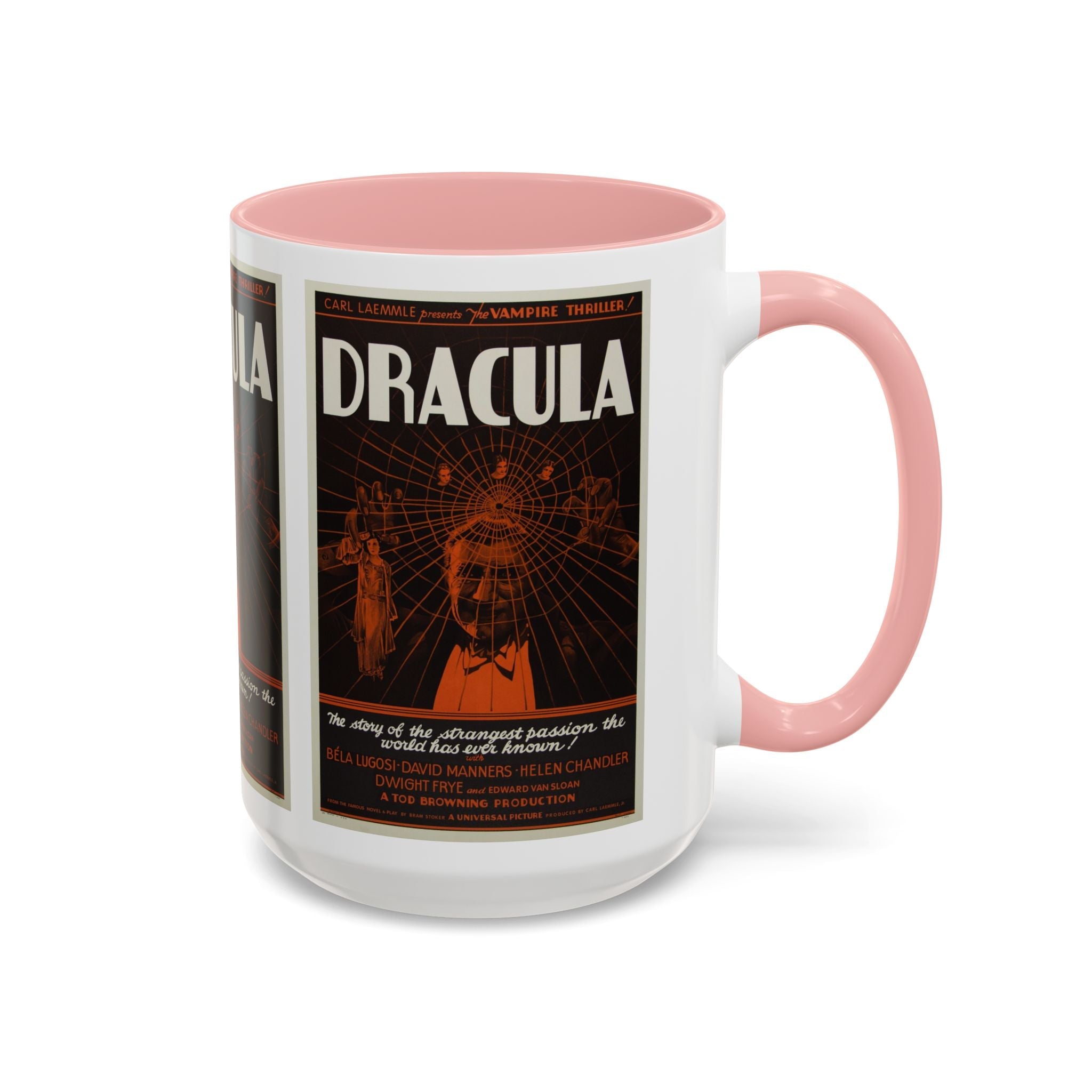 Cult Classic Movie Poster Art Accent Coffee Mug (11, 15oz) - Dracula Style B 1931 - POPvault