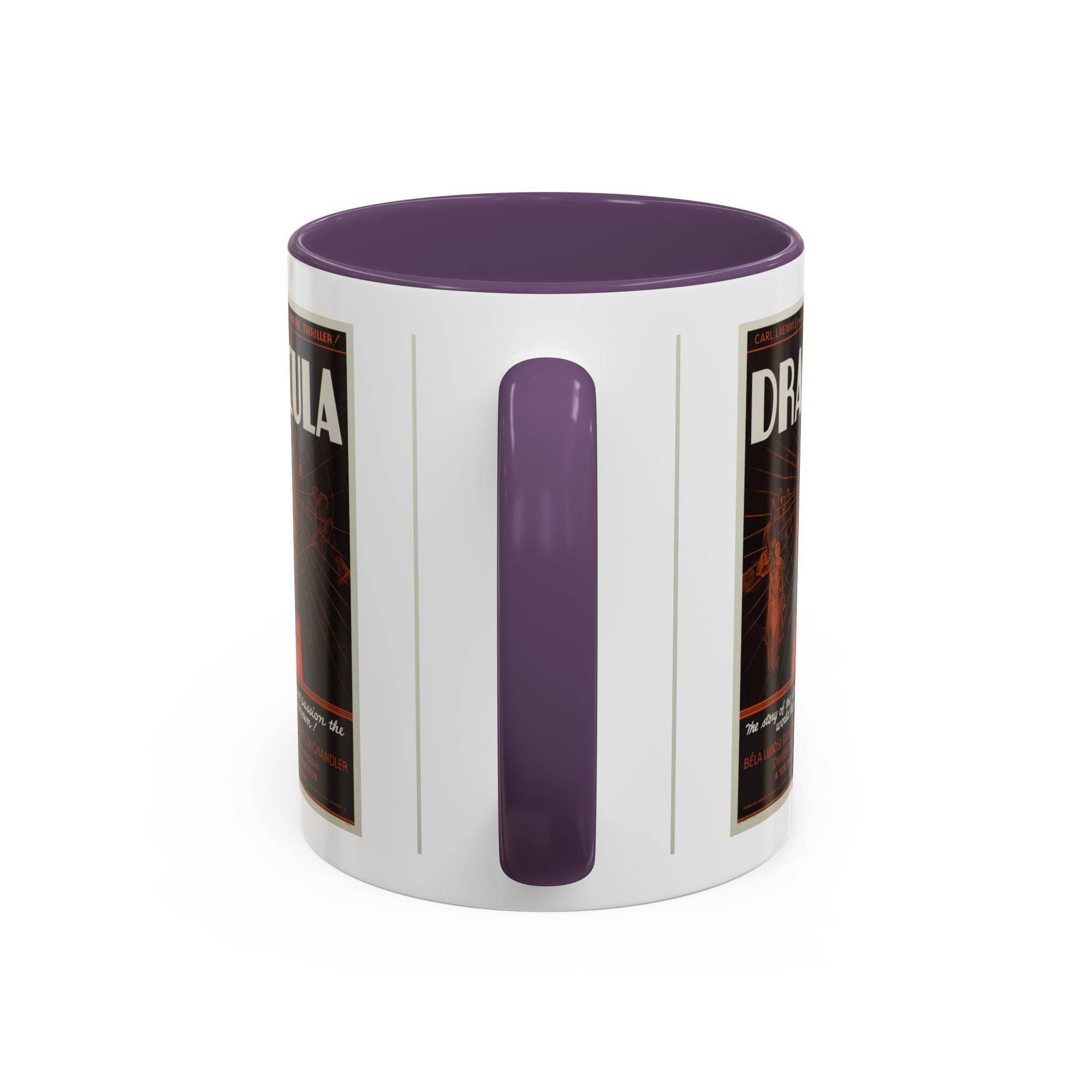 Cult Classic Movie Poster Art Accent Coffee Mug (11, 15oz) - Dracula Style B 1931 - POPvault
