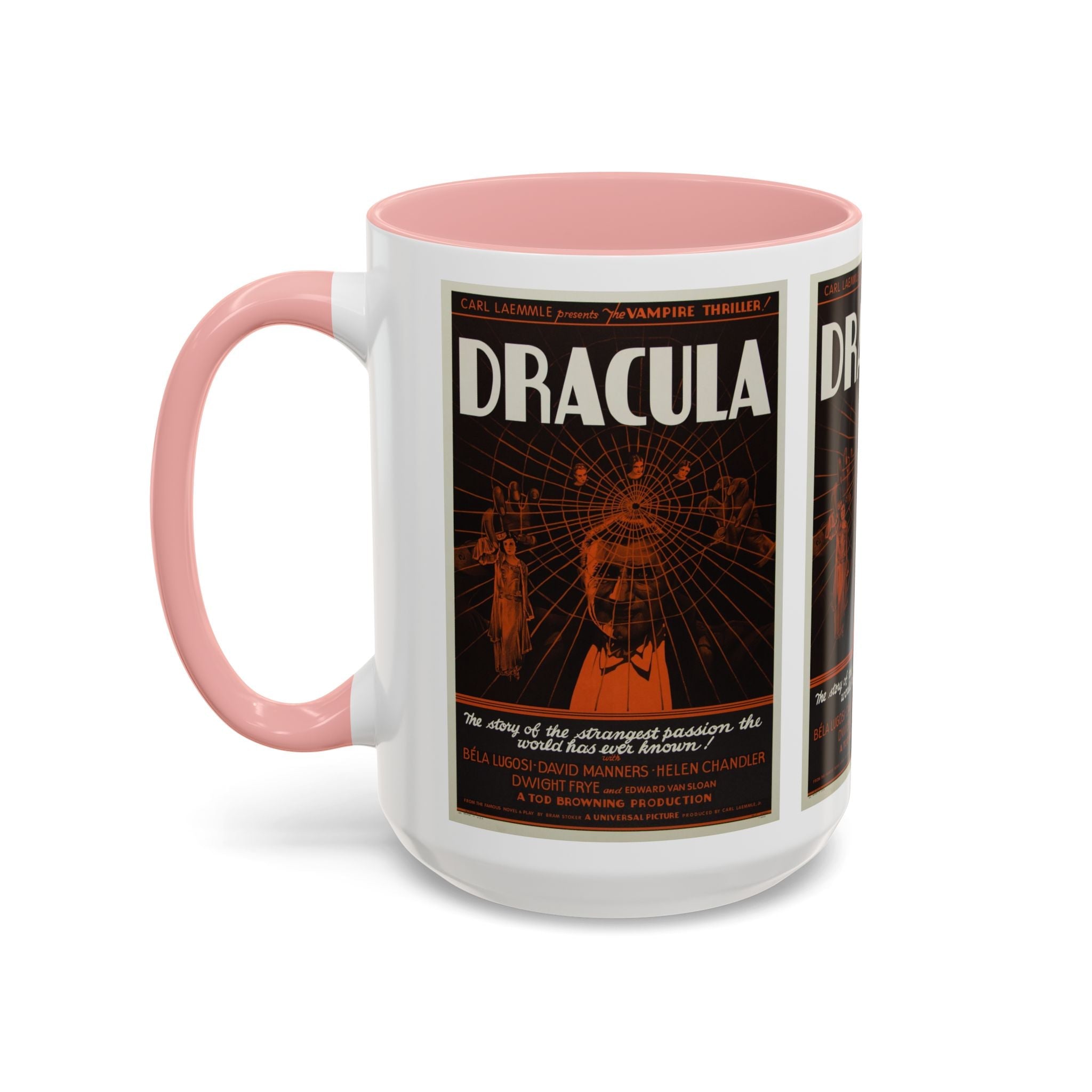 Cult Classic Movie Poster Art Accent Coffee Mug (11, 15oz) - Dracula Style B 1931 - POPvault