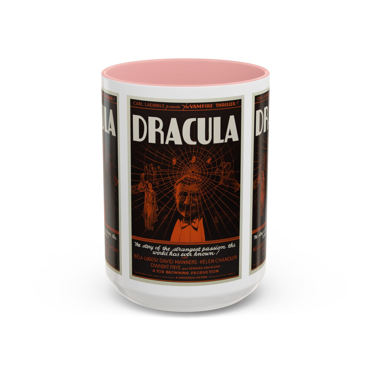 Cult Classic Movie Poster Art Accent Coffee Mug (11, 15oz) - Dracula Style B 1931 - Mug