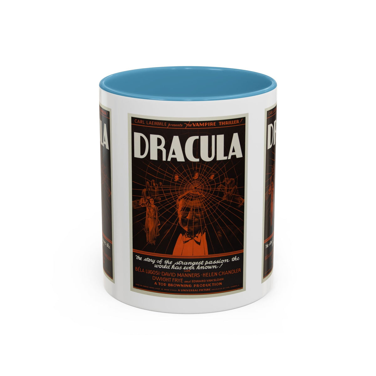 Cult Classic Movie Poster Art Accent Coffee Mug (11, 15oz) - Dracula Style B 1931 - Mug