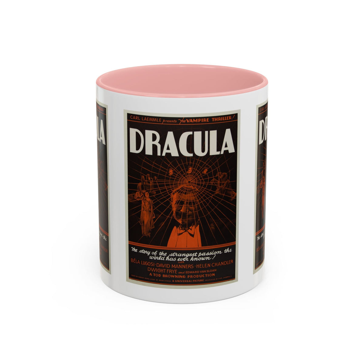 Cult Classic Movie Poster Art Accent Coffee Mug (11, 15oz) - Dracula Style B 1931 - Mug
