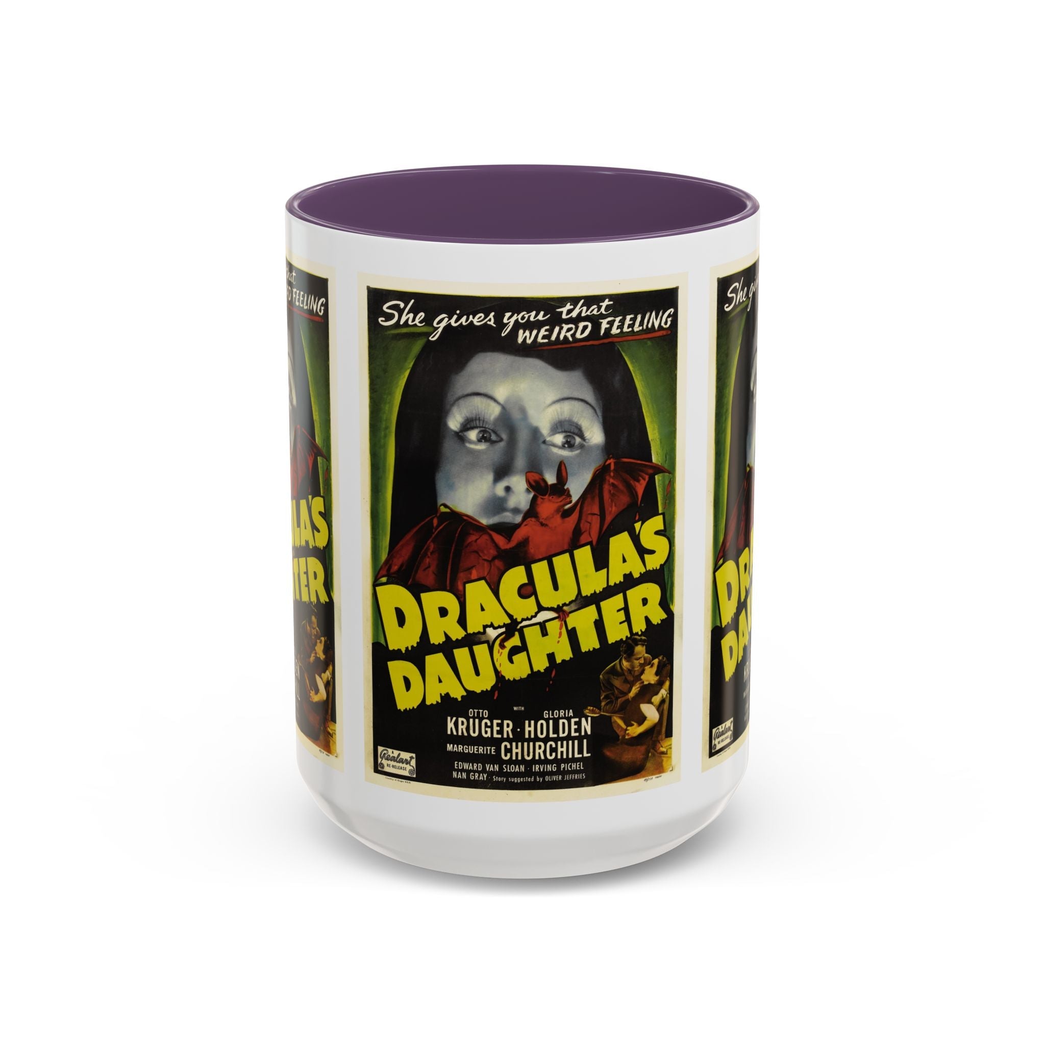 Cult Classic Movie Poster Art Accent Coffee Mug (11, 15oz) - Dracula's Daughter 1936 - POPvault