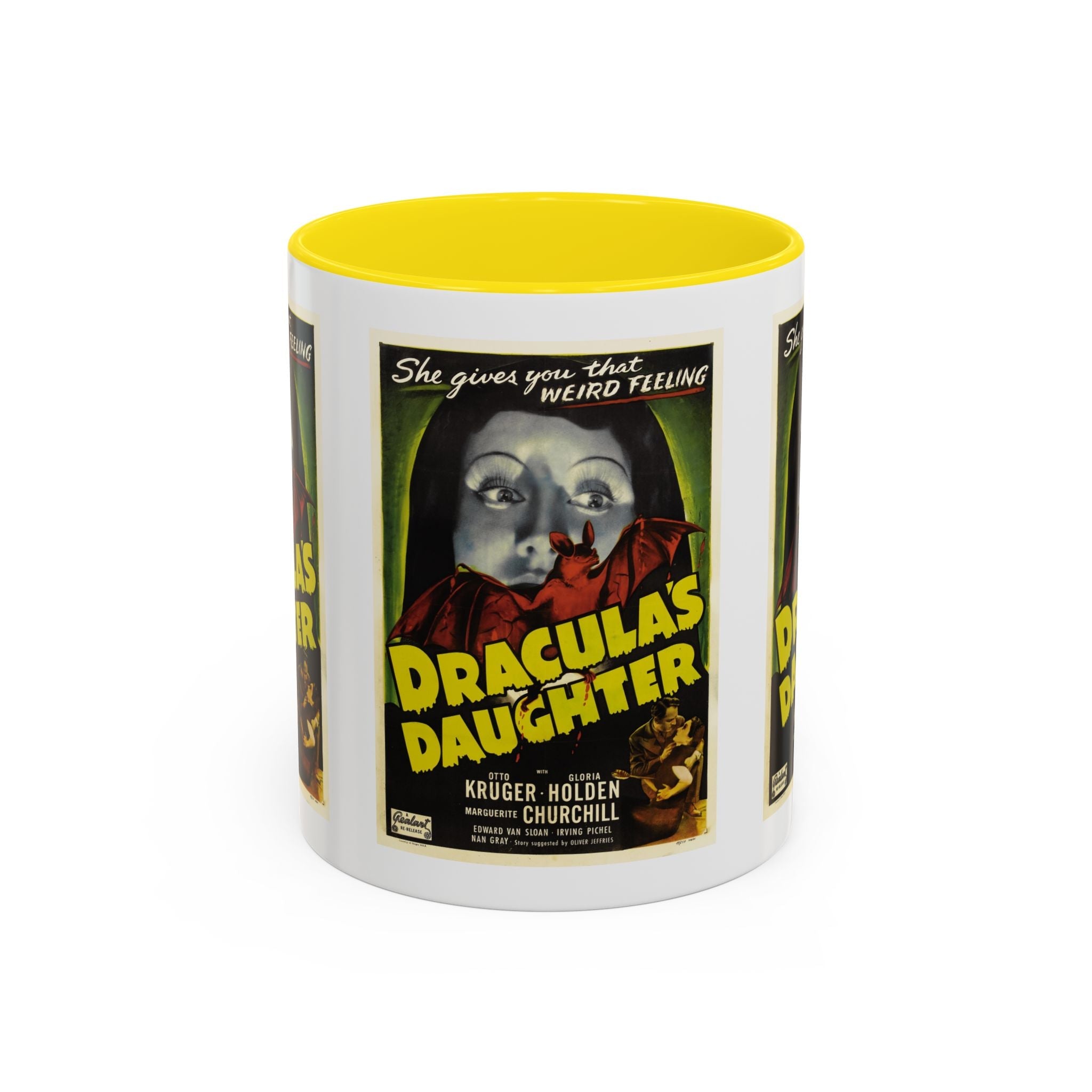 Cult Classic Movie Poster Art Accent Coffee Mug (11, 15oz) - Dracula's Daughter 1936 - POPvault